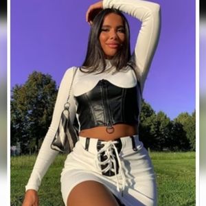 Take a look mini skirt set size M